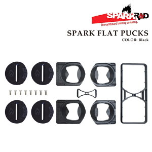 {Ki Xvbg{[h rfBO v[g Xp[N SPARK R&D PUCKS FLAT Black Xm[{[h oCfBO 25-26