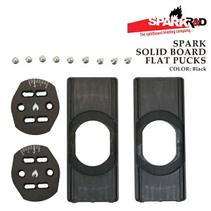 {Ki Xvbg{[h rfBO v[g Xp[N SPARK R&D SOLID BOARD PUCKS FLAT Black Xm[{[h oCfBO 25-26