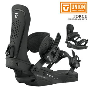 【エントリーで全品P10倍★マラソン期間】 日本正規品 スノーボード ビンディング ユニオン UNION FORCE Black 20Yr フォース バインディング メンズ 25-26