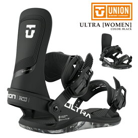 日本正規品 スノーボード ビンディング ユニオン UNION ULTRA WOMEN Black ウルトラ バインディング レディース 25-26