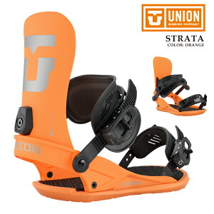 【エントリーで全品P10倍★マラソン期間】 日本正規品 スノーボード ビンディング ユニオン UNION STRATA Orange ストラータ バインディング メンズ 25-26