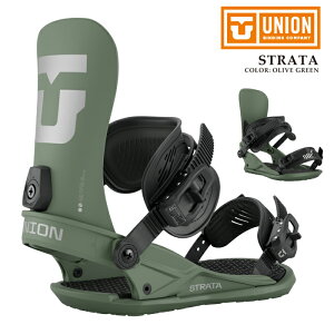 【エントリーで全品P10倍★マラソン期間】 日本正規品 スノーボード ビンディング ユニオン UNION STRATA Olive Green ストラータ バインディング メンズ 25-26
