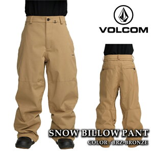yGg[Pő47{BLACK FRIDAYԁz {Ki Xm[{[h EFA pc {R VOLCOM SNOW BILLOW PANT Bronze Y 25-26