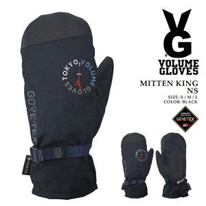 yGg[őSiP5{}\ԁz {Ki Xm[{[h ~bg {[ VOLUME MITTEN KING NS Black ~g LO GORE-TEX SAebNX O[u  Y fB[X 25-26