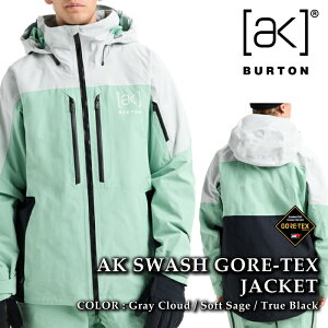 yGg[Pő47{}\ԁz {Ki Xm[{[h EFA WPbg o[g BURTON MENS AK SWASH GORE-TEX JACKET Gray Cloud Soft Sage True Black SAebNX Y 25-26