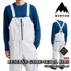 yGg[Pő47{}\ԁz {Ki Xm[{[h EFA rupc o[g BURTON MENS RESERVE GORE-TEX 2L BIBS Gray Cloud SAebNX Y 25-26