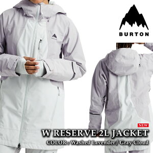 yGg[Pő47{X[p[SALEz {Ki Xm[{[h EFA WPbg o[g BURTON WOMENS RESERVE 2L JACKET Washed Lavender Gray Cloud fB[X 25-26 \