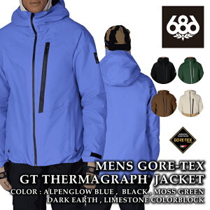 ���{���K�i �X�m�[�{�[�h �E�F�A �V�b�N�X�G�C�g�V�b�N�X 686 GORE-TEX GT THERMAGRAPH JACKET �S�A�e�b�N�X �W���P�b�g �����Y 26-27