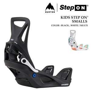 ���{���K�i �X�m�[�{�[�h �r���f�B���O �o�[�g�� BURTON STEP ON SMALLS Re:Flex Black�EWhite Multi �X�e�b�v�I�� �X���[���Y �o�C���f�B���O �L�b�Y ���[�X �q�� 26-27