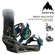 日本正規品 スノーボード ビンディング バートン BURTON MALAVITA Re:Flex Warm Gray・Black White・Blac…