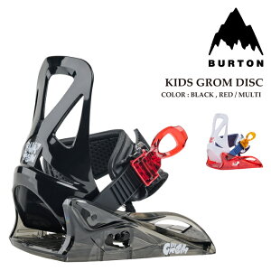 ���{���K�i �X�m�[�{�[�h �r���f�B���O �o�[�g�� BURTON GROM DISC Black�ERed Multi �O���� �f�B�X�N �o�C���f�B���O �L�b�Y ���[�X �q�� 26-27