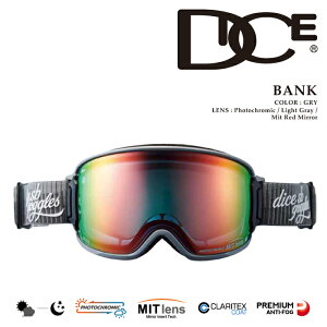 ���{���K�i �S�[�O�� �_�C�X DICE BANK GRY �o���N ���� MIT���b�h �X�L�[ �X�m�[�{�[�h 26-27