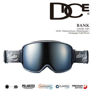 ���{���K�i �S�[�O�� �_�C�X DICE BANK GRY �o���N �Ό� ���� �O���[ �X�L�[ �X�m�[�{�[�h 26-27