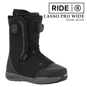 ���{���K�i �X�m�[�{�[�h �u�[�c ���C�h RIDE LASSO PRO WIDE Black ���b�\ �v�� ���C�h �����Y 26-27