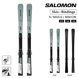 �y�G���g���[��P�ő�47.5�{�I10/17 9:59���z ���{���K�i �X�L�[�Z�b�g �T������ SALOMON S/MAX 8 + M10 GW L45414300+ �G�X�}�b�N�X �� �r���f�B���O �����Y ���f�B�[�X 26-27