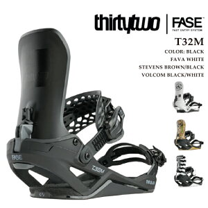 �X�m�[�{�[�h �r���f�B���O �T�[�e�B�[�c�[ THIRTYTWO T32M FASE Black�EFava White�EStevens Brown Black�EVolcom Black White �t�F�C�Y �o�C���f�B���O �����Y ���f�B�[�X 26-27