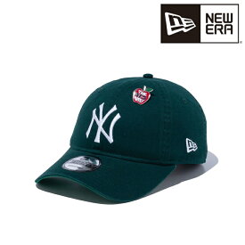 ニューエラ NEW ERA 9TWENTY MLB Pins ニューヨーク・ヤンキース ピンズ ダークグリーン 56.8 - 60.6cm クロスストラップ キャップ 帽子 日本正規品