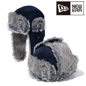 【P最大46倍・要エントリー 5/27 1:59迄】ニューエラ NEW ERA トラッパー Corduroy Trapper ネイビー 13750842 帽子 日本正規品