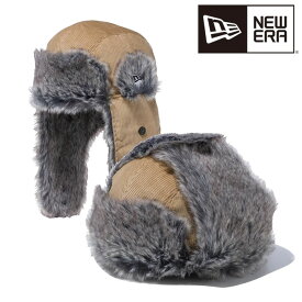 【P最大46倍・要エントリー 5/27 1:59迄】ニューエラ NEW ERA トラッパー Corduroy Trapper ベージュ 13750847 帽子 日本正規品