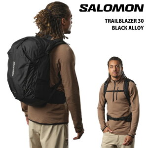 ���{���K�i �o�b�N�p�b�N �T������ SALOMON TRAILBLAZER 30 Black Alloy �g���C���u���C�U�[ �n�C�L���O�o�b�O
