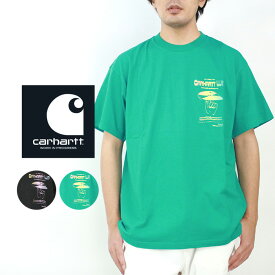 【ネコポス発送】カーハート ダブリューアイピー Tシャツ CARHARTT WIP work in progress S/S IMPORT T-SHIRT I030183 Caribbean Black 半袖 シンプル ストリート ワーク ヨーロッパ メンズ 男性