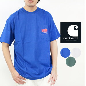 �y�l�R�|�X�����z �J�[�n�[�g �_�u�����[�A�C�s�[ T�V���c CARHARTT WIP work in progress S/S WORM LOGO POCKET T-SHIRT I030173 White Hemlock Green Gulf ���� �V���v�� �X�g���[�g ���[�N ���[���b�p �����Y �j��