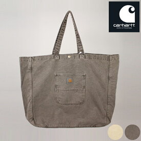 カーハート ダブリューアイピー トートバッグ CARHARTT WIP work in progress BAYFIELD TOTE LARGE I030559 Dusty H Brown Black ベイフィールド バッグ 通勤 通学 普段使い ストリート ワーク ヨーロッパ メンズ 男性 レディース 女性 ユニセックス 男女兼用