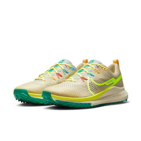 NIKE ナイキ リアクト ペガサス トレイル 4 ランニングシューズ DJ6158-700(チームゴールド/バルチックブルー/スタジアムグリーン/ボルト) 23SPモデル！！