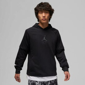 ジョーダン DF SPRT フリース BC グラフィック PO L/S フーディ バスケットボールウォームシャツ DV9782-010(ブラック/ブラック)