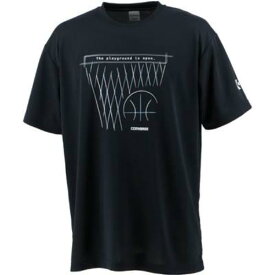 【ネコポス対応】CONVERSE コンバース 3S プリントTシャツ バスケットボールTシャツ CB231366-1900(ブラック) 2023年モデル！！