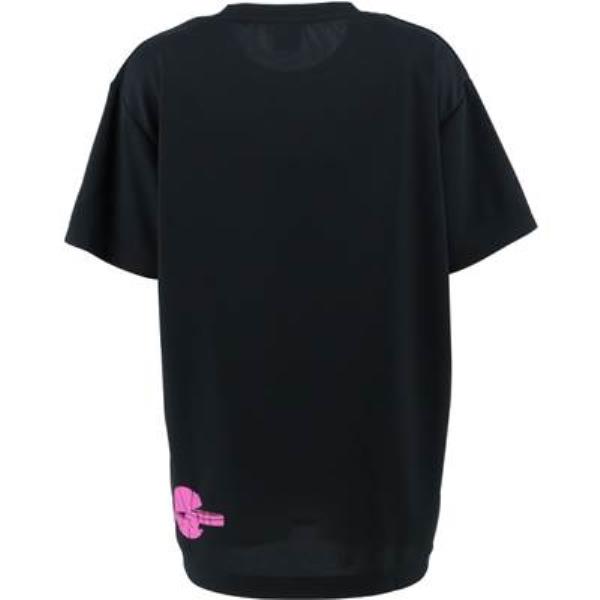 CONVERSE　コンバース　3S　ウィメンズプリントTシャツ　２０２３年モデル！！　レディースバスケットボールTシャツ　CB331356-1900(ブラック)