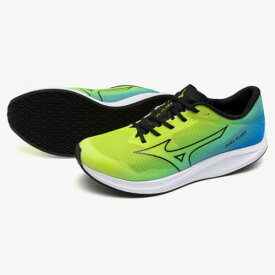 MIZUNO ミズノ デュエルフラッシュ マラソンシューズ ランニングシューズ U1GD236001(イエロー×ブラック×ブルー) 2023年秋冬モデル！！