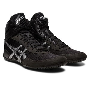 レスリングシューズ ボクシングシューズ【店舗在庫・即出荷OK】asics アシックス MATCONTROL 3 レスリングシューズ 1081A053-001(ブラック/ピュアシルバー)
