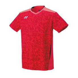 【ネコポス対応】YONEX ヨネックス メンズゲームシャツ（フィットスタイル） テニスシャツ・バドミントンシャツ 10523-716(シャインレッド) 2023年新製品！！
