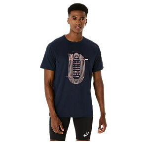 y[֑Ήzasics AVbNX TRACK GRAPHIC SHORT SLEEVE TOP jOVcETVc 2091A749-400(~bhiCg) 2025NfII