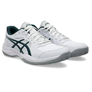 asics AVbNX COURT SLIDE 4 CLAY/OCiIjEN[j ejXV[Y 1041A491-100(White/Saxon Green) 2025NfII