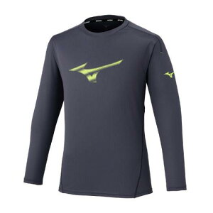 【メール便対応】MIZUNO ミズノ プラクティスシャツ(長袖/ラケットスポーツ) テニスシャツ・バドミントンシャツ 62JAC541-10(オデッセイグレー) 2025年秋冬モデル!!