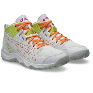 asics �A�V�b�N�X DUNKSHOT MB 10 �_���N�V���b�gMB2 �W���j�A�o�X�P�b�g�{�[���V���[�Y 1064A019-103(White/Sun Peach) 2026�N���f���I�I