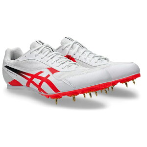 asics �A�V�b�N�X EFFORT 14 ����X�p�C�N�y100m�`1500m/�n�[�h��/������/�O�i��/�_�����z 1093A264-100(White/Flash Red) 2026�N���f���I�I