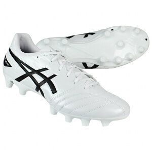 【10/25-10/26 ポイント10倍】DSライト クラブ ホワイト×ブラック 【asics|アシックス】サッカースパイク1103a097-101