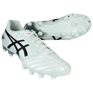 【10/25-10/26 ポイント10倍】DSライト プロ ワイド ホワイト×ブラック 【asics|アシックス】サッカースパイク1103a110-101