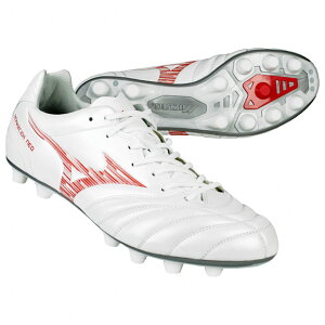 【10/30 ポイント10倍】モナルシーダ NEO 3 ワイド ELITE ホワイト×レッド 【MIZUNO|ミズノ】サッカースパイクp1ga242160