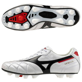 【ポイント20倍】モレリア 2 JAPAN クロスステッチ仕様　スーパーホワイトパール×ブラック　【MIZUNO|ミズノ】サッカースパイクp1ga250209