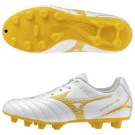 ジュニア モナルシーダ NEO 3 SELECT Jr　ホワイト×ゴールド　【MIZUNO|ミズノ】サッカージュニアスパイ…