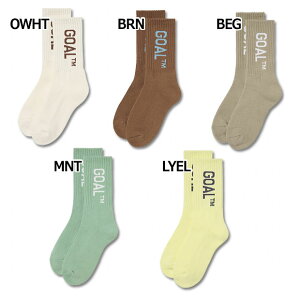 �y4/14 20������|�C���g5�{�z�G�b�Z���V���� �S�[�� �N���[�\�b�N�X ESSENTIAL GOAL CREW SOCKS�@�yGOALSTUDIO | �S�[���X�^�W�I�z�T�b�J�[�t�b�g�T���E�F�A�[g5xsk104