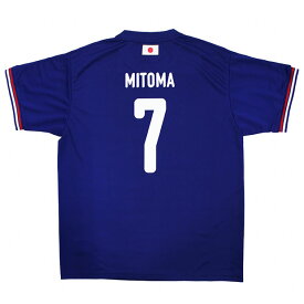 サッカー日本代表 2026 プレーヤーズ半袖Tシャツ　7.三笘薫　サッカー日本代表ウェアーjo-644