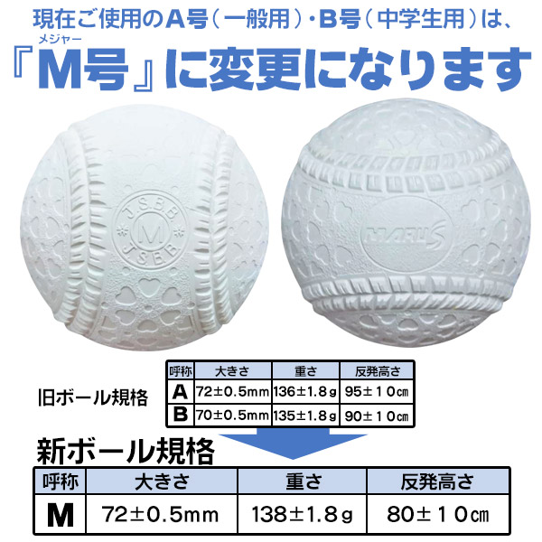 入園入学祝い 軟式野球ボール ダイワマルエス M号 新公認球 4ダース(48個) 練習機器
