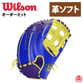 ウィルソン オーダーミット 女子ソフトボール用 キャッチャーミット ファーストミット 革ボール対応 オーダー wilson z-w-queen-ksm