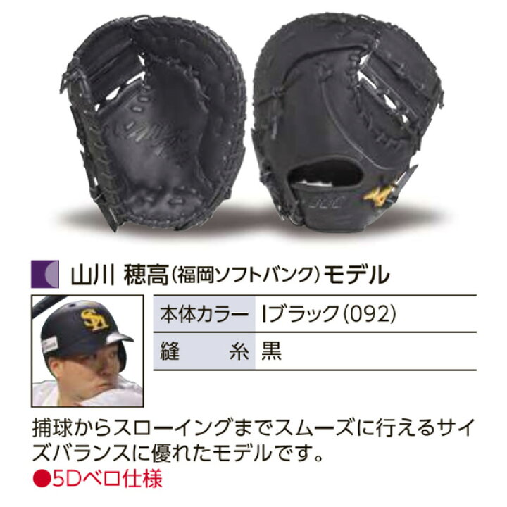 楽天市場】ミズノプロ オーダーグラブ 軟式ファーストミット 山川穂高 