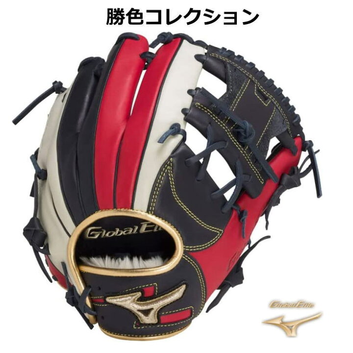 楽天市場】軟式 グローブ 右投げ グローバルエリート 勝色 